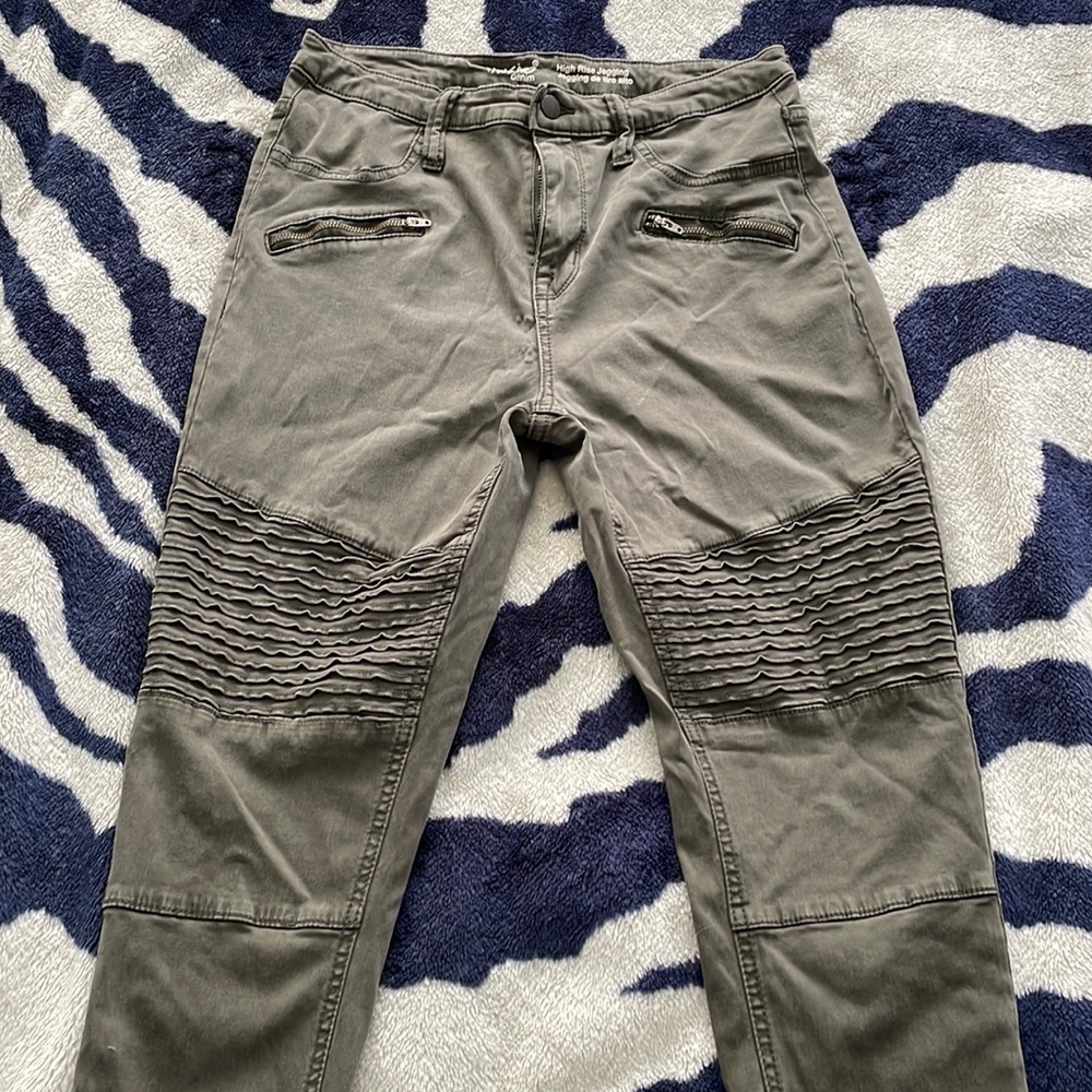 Hunter green high-rise jeggings. Mossimo Size 10